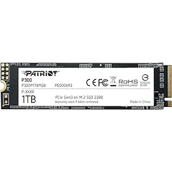 Patriot P300 M.2 PCIe Gen 3x4 1TB SSD