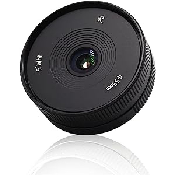 AstrHori 14 mm F4.5 īpaši platleņķa objektīvs, manuāls APS-C objektīvs ar spēcīgu pret kropļošanu saderīgs ar Canon EF-M-Mount spoguļkameru M, M2, M3, M5, M6, M10, M100, M50, M50II utt. (melns) )