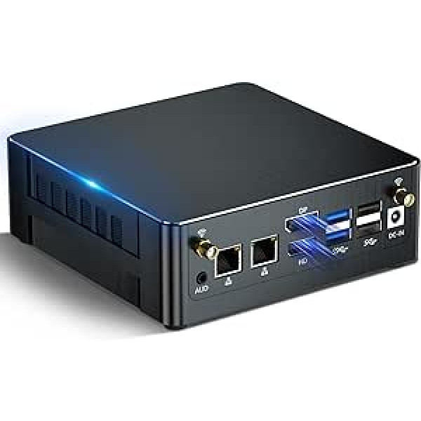 Kinupute Mini PC i9, galddators ar Core i9-12900H, 14 kodoli līdz 5,0 GHz, Windows 11 Pro, 32G DDR4, 1T M.2 PCIE4.0 SSD, DP/HDMI/USB-C trīskāršs displejs, 8K/4K@ 60Hz, Dual LAN, WiFi6E/BT5.3