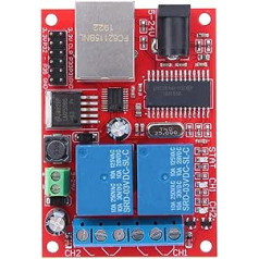 Telituny kontrollera modulis — kontroliera modulis LAN Ethernet augstas kvalitātes 2-way relay plate aizkaves slēdzis DC5V-24V