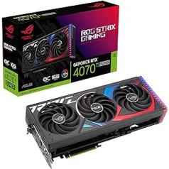 ASUS ROG Strix GeForce RTX 4070 Ti SUPER 16GB GDDR6X OC Edition Gaming Graphics Card (Nvidia GeForce RTX4070 Ti DLSS 3, PCIe 4.0, 2X HDMI 2.1a, 3X DisplayPort 1.4a, ROG-STRIX-RTX4070TIS-O16G-GAMING)