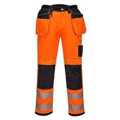 Portwest PW3 Hi-Vis bikses 40. izmērs oranžs melns T501OBR40