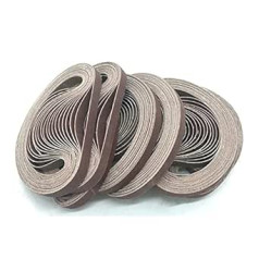 Schleifband, Schleifpapier Polierband, 50PCS 15 * 452mm Schleifschleifbänder P40-600 Grobbis Feinschleifbandschleifer-Zubehör (Körnung: 180) (Izmērs: 180)