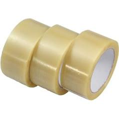 triplast 48 mm x 66 m schwere Pflicht Vinyl PVC Paketband, caurspīdīgs (36 Stück)