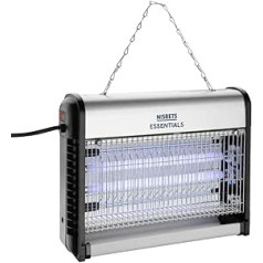 Nisbets Essentials FD499 16 W Professionells Fliegen- und Insektenvernichter | 50m² Abdeckung | UV lampa: 2 x 8 vati | Ersatzbirne P191