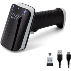 YANZEO SR290 UHF RFID rokas termināls svītrkoda skeneris Bluetooth 1D 2D QR svītrkoda skeneris 2,4 GHz + kabelgebundene USB svītrkodu skeneris Bekleidungsgeschäft, Schuhgeschäft, Supermarkt, Lagerhaus