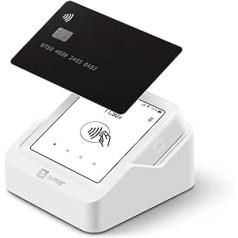 SumUp Solo – mobilusis kortelių terminalas, skirtas atsiskaityti be grynųjų pinigų EC kortele, kreditine kortele Apple ir Google Pay ir dar daugiau – NFC RFID pinigų kortelių skaitytuvas – praktiškas kredito kortelių skaitytuvas