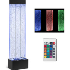 Burbulinė vandens sienelė su LED apšvietimu 39 x 151,5 x 26 cm