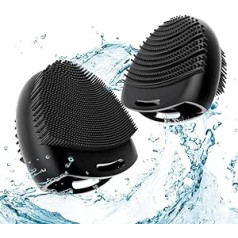 ‎Inkerlee Silicone Face Scrubber Exfoliating Gentle Exfoliating Facial Cleansing Brushes for Sensitive Skin Waterproof Facial Cleansing Brush for Men and Women