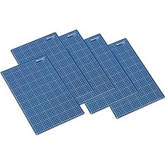 Westcott E-46003 00-I Schneidematte DIN A3 Kunststoff, 5 Stück, blau