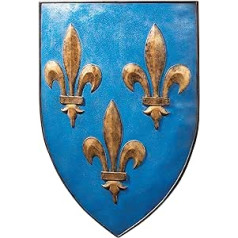 Dizainas Toscano CL47033 France Grand Arms Wall Collection Fleur-de-Lis Shield