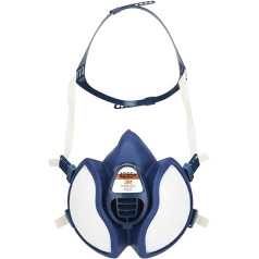 3M Respirator Mask 4251+ Half Mask for Paint Spray Work, 1 per Pack