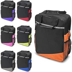 Biskajos mobilumo krepšys - oranžinis | Vežimėlio ir paspirtuko krepšio priedai Neįgaliojo vežimėlio ir mobilumo paspirtuko krepšiai Mobilumo paspirtuko krepšio priedai neįgaliojo vežimėliui ir paspirtukui