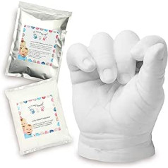 Lucky Hands® 3D Casting Kit without Accessories, Hand Impressions, Plaster Cast, Gift Idea for Mother's Day