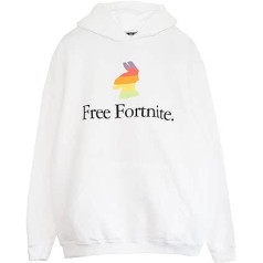 Bezmaksas Fortnite Rainbow Llama vīriešu džemperis | Oficiālās preces | Spēlētāju dāvanas ideja, spēļu tops