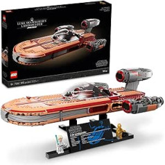 LEGO Star Wars Luke Skywalker's Landspeeder 75341 kolekcionējams komplekts pieaugušajiem Zvaigžņu karu faniem (1890 gabali)