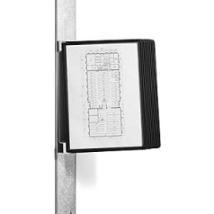 Izturīgs Vario Magnet Wall 5 591401 Display Panel Wall Mount Mit 10 Sichttafeln Black