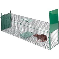 MaxxPet Live Rat Trap, живая клетка-ловушка для мышей, крыс и грызунов, 117 x 30 x 34 см