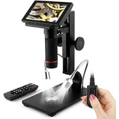 Andonstar ADSM302 Digitales HDMI-Mikroskop für Leiterplatten-Reparatur, 5 Zoll (12,7 cm) Bildschirm, 1080P, als Löthilfe