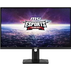 MSI G274PFDE 27 collu (69 cm) spēļu monitors, FHD (1920 x 1080), Rapid IPS, 180 Hz, 1 ms, plakans, saderīgs ar G Sync, HDR gatavs, HDMI, DisplayPort, melns