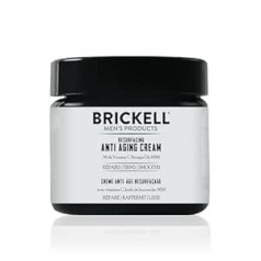Brickell Men's Products Produktai Resurfacing kremas nuo senėjimo vyrams, natūralus ir ekologiškas vitamino C kremas, 59 ml, kvapioji medžiaga