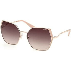 GUESS sieviešu saulesbrilles Shiny Rose Gold GU7843, Spīdīgs rozā zelts.