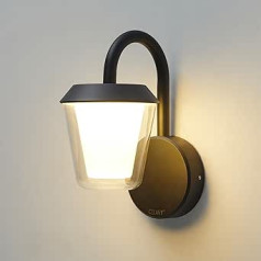 CELAVY LED sienas gaisma āra sienas lampa IP65 āra lampa sienas antracīts 3000 K āra sienas gaisma āra gaisma āra apgaismojums mājas siena balkons terase