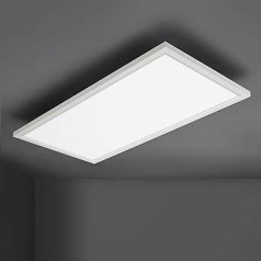 IMPTS LED griestu apgaismojuma paneļa plakana, 30 x 60 cm griestu gaisma virtuvei, gaitenī, guļamistabā, pagrabā, ēdamistabā, balkonā, 30 W, 2600 lūmeni, 3000 K, taisnstūrveida, silti balts