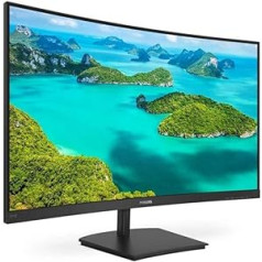 Philips izliekts spēļu monitors, melns