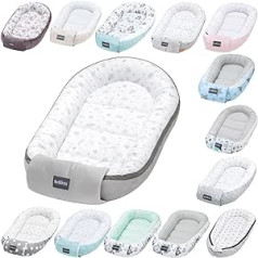 Bellochi растет в стиле Copse Premium Baby Nest для новорожденных - Детская кроватка-бампер Baby 90 x 60 x 12 см - 100% хлопок - Baby Nest, Детская кроватка-бампер для мал