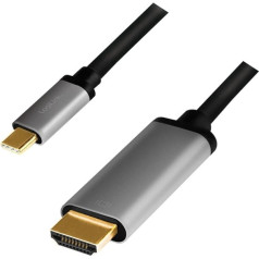 Kabeļa usb-c uz hdmi, 4k 60hz, alumīnija 1,8 m