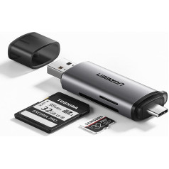 Ugreen USB Type C | USB 3.0 SD | micro SD card reader gray (50706)