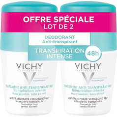 Vichy 48Hr Atntitranspiranter Deoroll-on, 1er Pack (1 x 2 Stück)