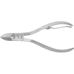 ‎Nippes Solingen nippes Solingen, Nail Clippers, Stainless Steel, Rustproof, 12 cm Length, Nail Scissors, Toenails, Toenail Scissors for Thick Nails, Nail Clippers, Silver