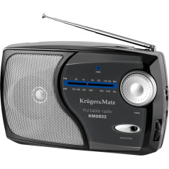 Kruger&Matz KM822 AM/FM Protable radio 220V / 3x D battery