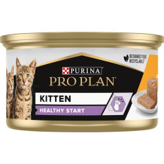 Purina pro plan kitten healthy start chicken - mitrā kaķu barība - 85 g