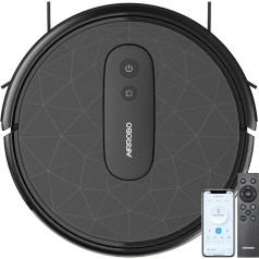 AIRROBO P20 Robot Vacuum Cleaner with 2800Pa Suction Power, Self-Charging, WiFi, 120 Minutes Runtime, Robot Vacuum Cleaner for Carpets, Pet Hair, Hard Floors