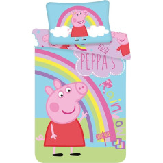 Jerry Fabrics Peppa Pig PEP016 Zīdaiņu gultasveļa 2 komplekti 100 x 135 cm