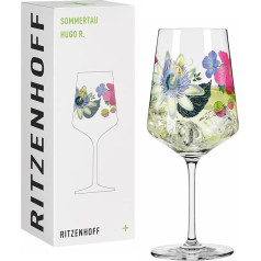 RITZENHOFF 2931010 Aperitīva glāze 500 ml - Summer Tau sērija - Motivs Nr. 10 ar krāsainu kluso dabu - Ražots Vācijā