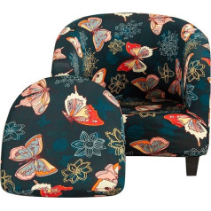 Meigeh Tullsta Stretch Armchair Cover for Club Chair Cover Kokteiļu krēsla pārvalks