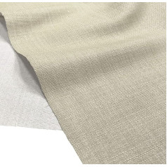 A-Express Soft Linen Izskatās Auduma Materiāls Aizkari Bag Design Apģērbu šūšana 145 cm platums - 5 metri 500 cm x 145 cm Natural