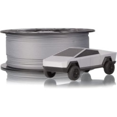 Filaments PM PLA+ 1,75 mm, 1 kg spole, 3D printeru filaments, piemērots vairumam FDM 3D printeru (pelēks)