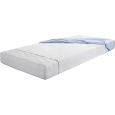 Dormisette Protect & Care Dormisette Q60: Ūdensnecaurlaidīgs matrača pārvalks matračiem ar izmēru 90/150 cm, tīri balts.