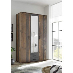 Möbelando Cilli I Wardrobe / Bedroom Cupboard with Hinged Doors