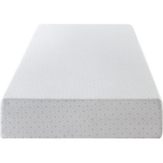 Zinus Zaļās tējas putu matracis Gultas matracis Memory Foam Soft Knitted Jacquard Cover White Single