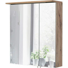 Schildmeyer Milan 134891 Spoguļskapītis ozolkoks Lauku mājas dekors 60,5 x 16 x 72,3 cm