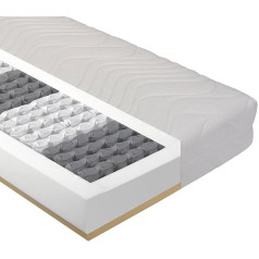 ... Mit Uns Liegst Du Richtig! Beco Matratzen Gmbh & Co. Kg BeCo Physio Top Hardness H3 Firm Mattress 80 x 200 cm / Pocket Spring Mattress Oeko-Tex Certified / Orthopaedic 7-Zone Mattress Height 23 cm Mattresses Made in Germany