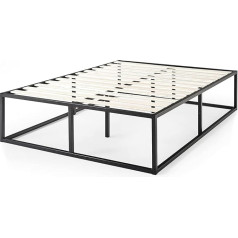 Zinus EU-MBBF-18J Bed Frame, Metal/Wood, Single