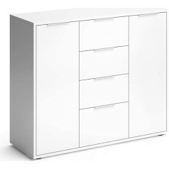 Vicco Leon Bufete / skapis White Sonoma Oak TV Bufete Highboard