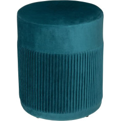 Atmosphera Createur D'interieur Nofy taburete Nofy Velvet augstums 38 cm Teal Green Atmosphera Interjera dizainers